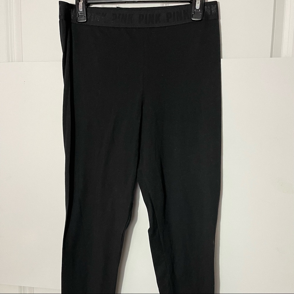 Pink By Victorias Secret Black Leggings Size L